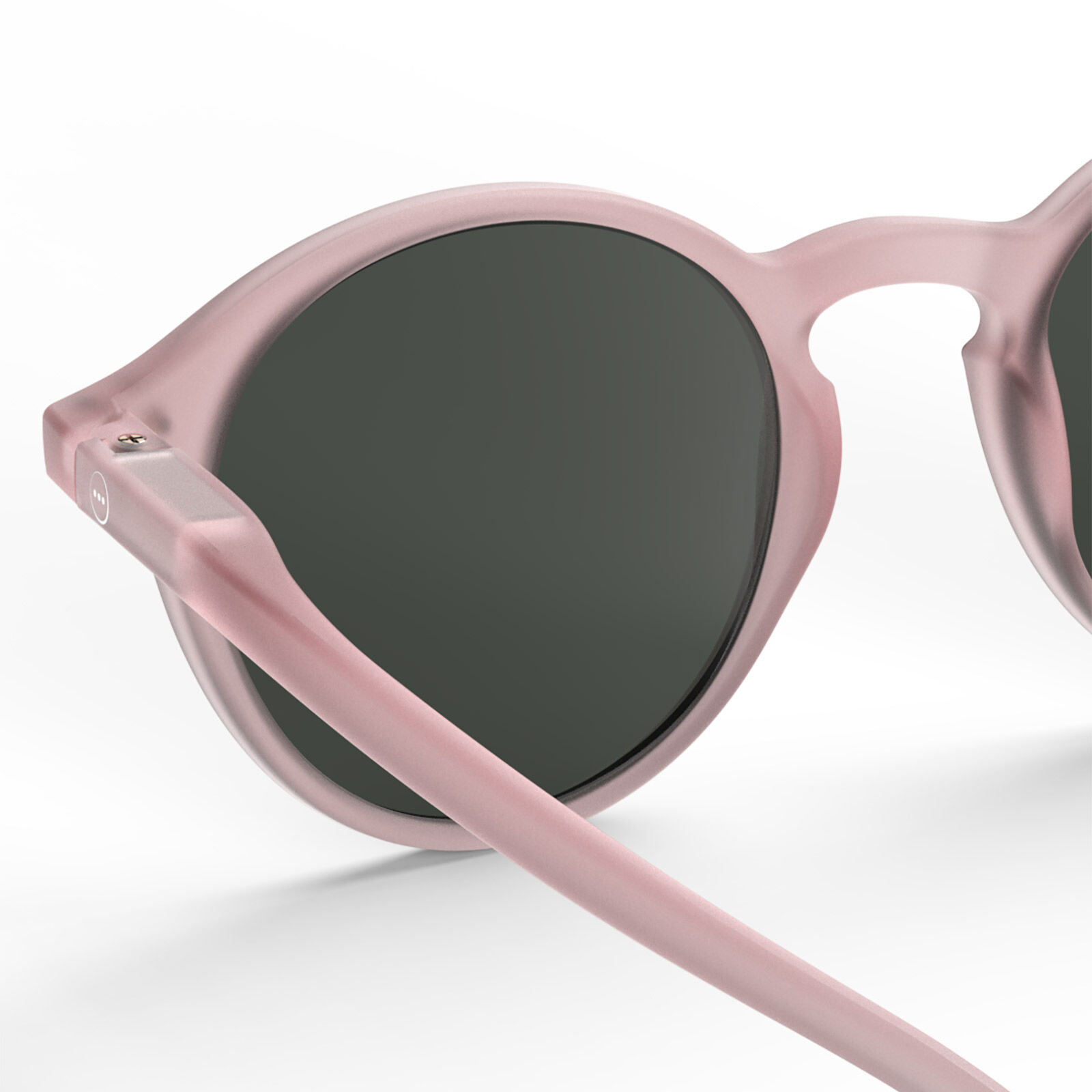Pink lens round sunglasses store